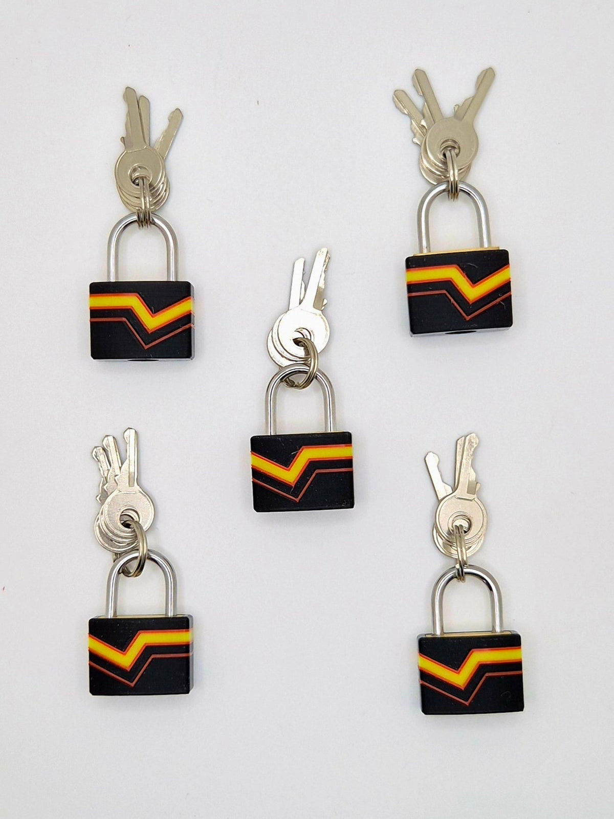 Small Padlock & Cover – Custom Kink Collar Lock, Keyed Alike Options, Glow & Pride Styles