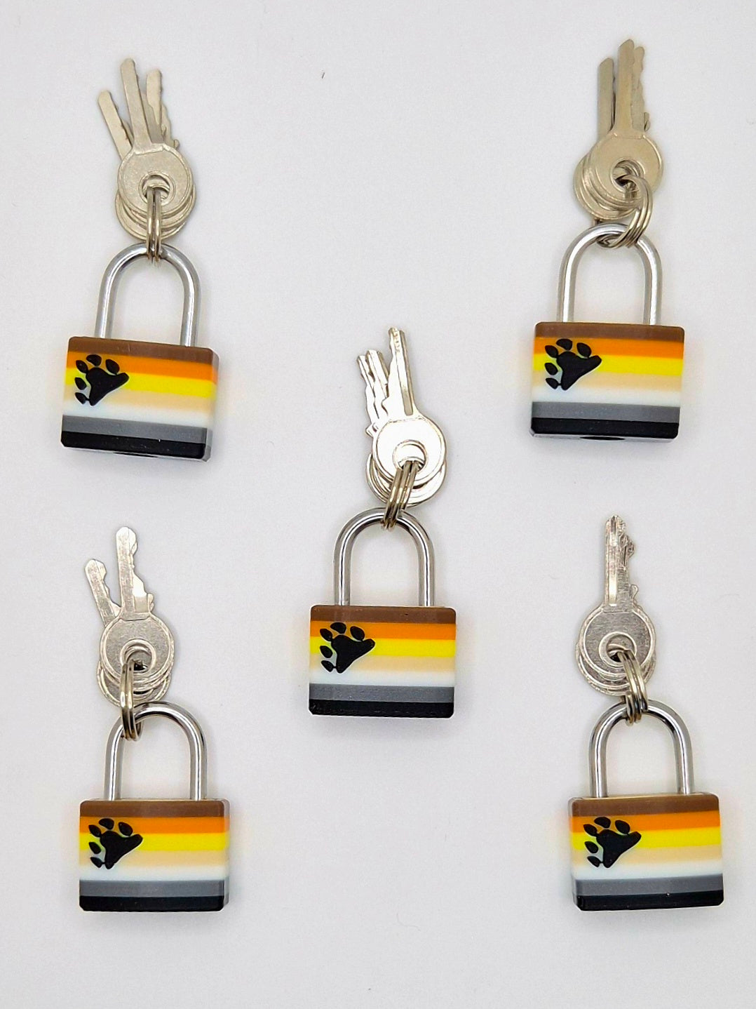 Small Padlock & Cover – Custom Kink Collar Lock, Keyed Alike Options, Glow & Pride Styles
