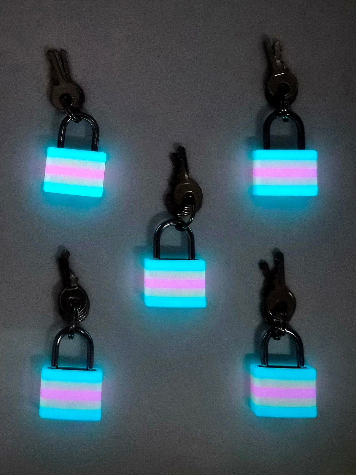 Small Padlock & Cover – Custom Kink Collar Lock, Keyed Alike Options, Glow & Pride Styles