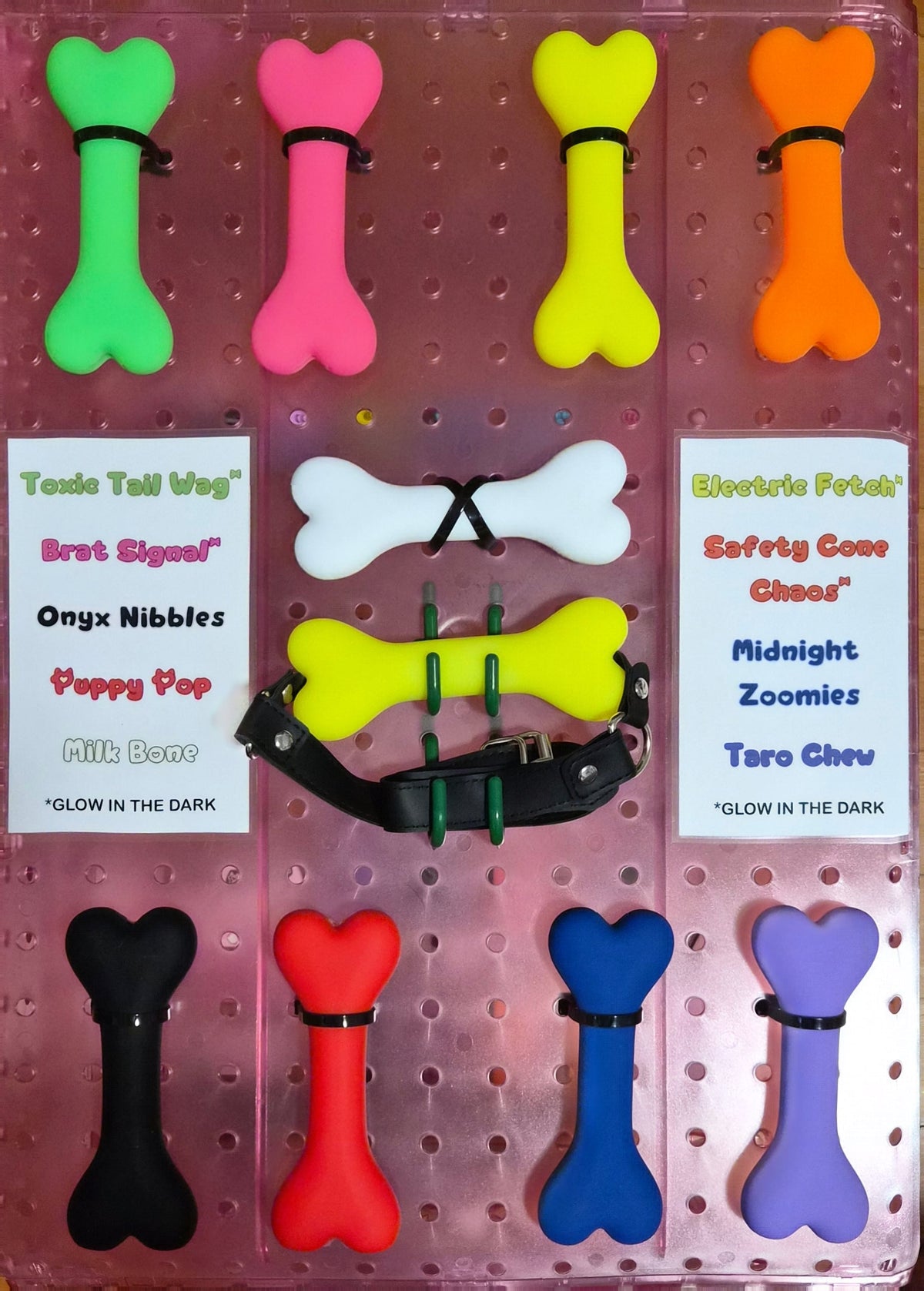 Soft Silicone Dog Bone Chew Toy – Stress Relief Chew for Humans (NEW COLORS)