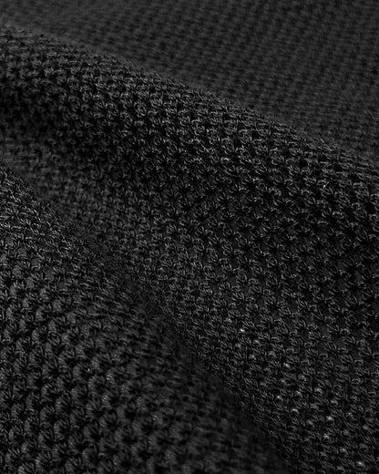 Rough Knit Jock Black