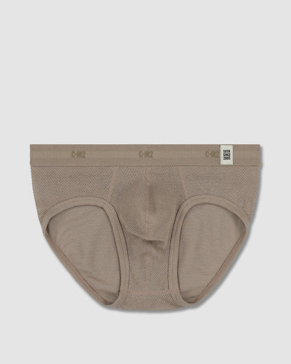 Rough Knit Mid Rise Brief Sardinia Tan - view 6