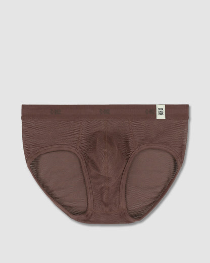 Rough Knit Low Rise Brief Dutch Cocoa - view 4