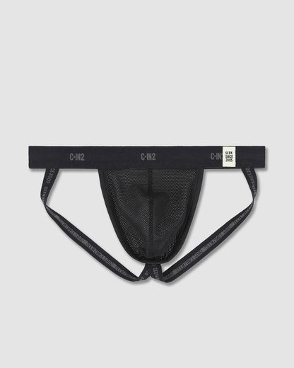 Rough Knit Jock Black