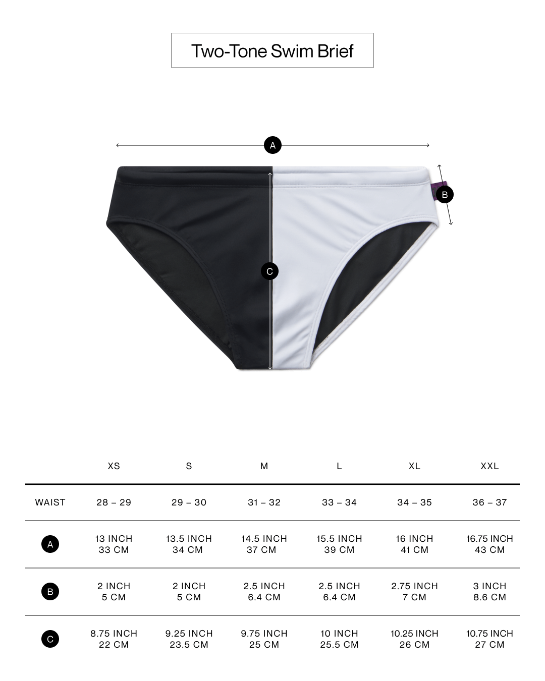 Two-Tone Swim Brief (Limited Edition)