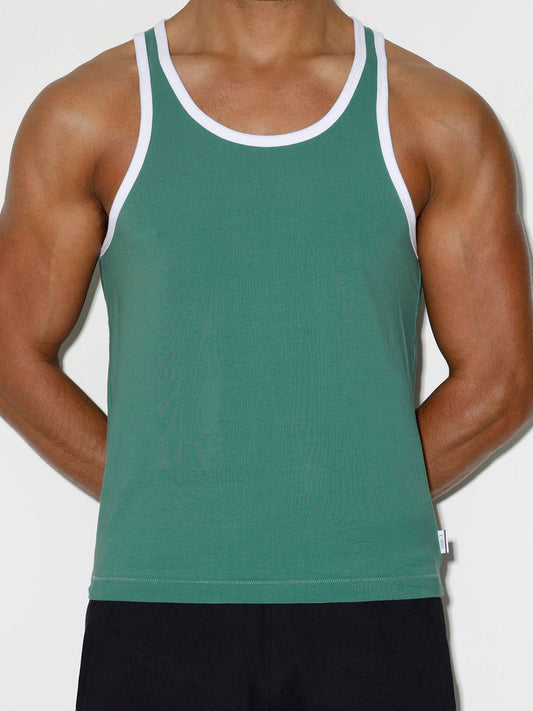 Throwback Tank Fern Green - view 2