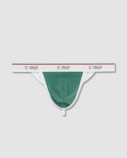 Throwback Y-Back Thong Fern Green