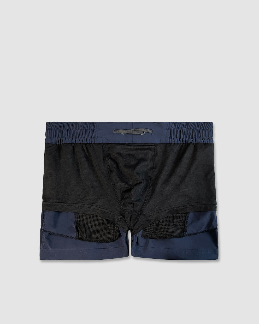 Swim Shorts Navy White Horizontal Stripes - view 6
