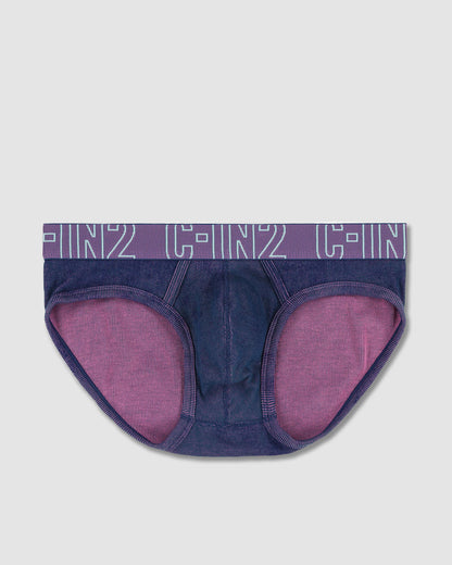 Undertone Low Rise Brief Blueberry Pink