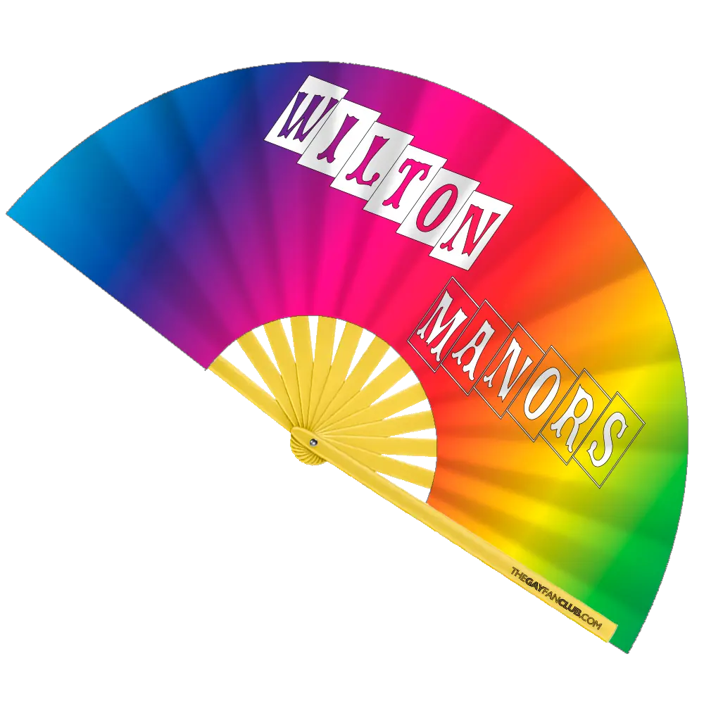 Wilton Manors Pride Clack  Fan
