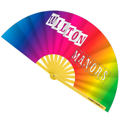 Wilton Manors Pride Clack Fan