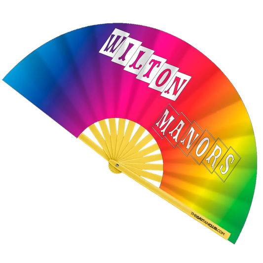 Wilton Manors Pride Clack  Fan
