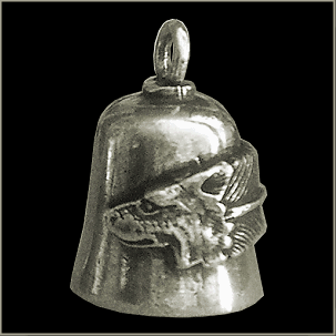Pewter Gremlin Bell - front view