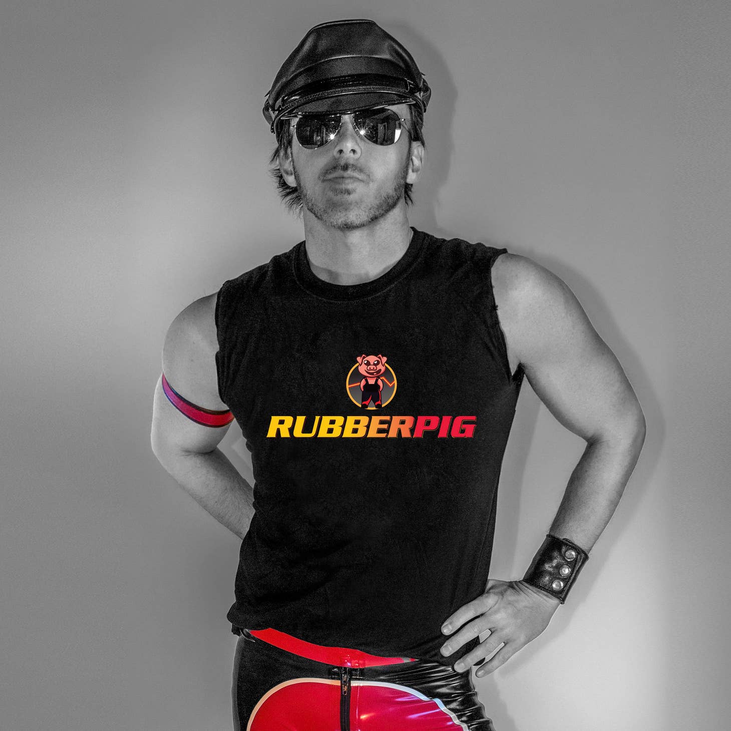 Rubberpig Tee | MEN TANK TOP | TOM OF FINLAND | OUTFAIR | OUTFAIR