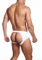 ZEBRA JOCKSTRAP WHITE