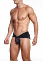 LEOPARD JOCKSTRAP BLACK