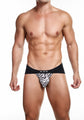 ZEBRA JOCKSTRAP BLACK