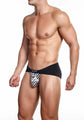 ZEBRA JOCKSTRAP BLACK