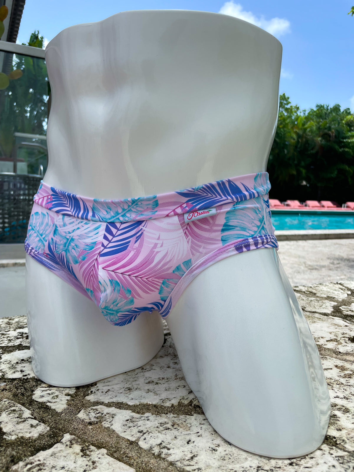 Pink Jungle Briefs | MEN SWIMWEAR | JCASTELL | OUTFAIR | OUTFAIR