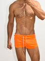 Electric Orange Commando Stretch Short Shorts