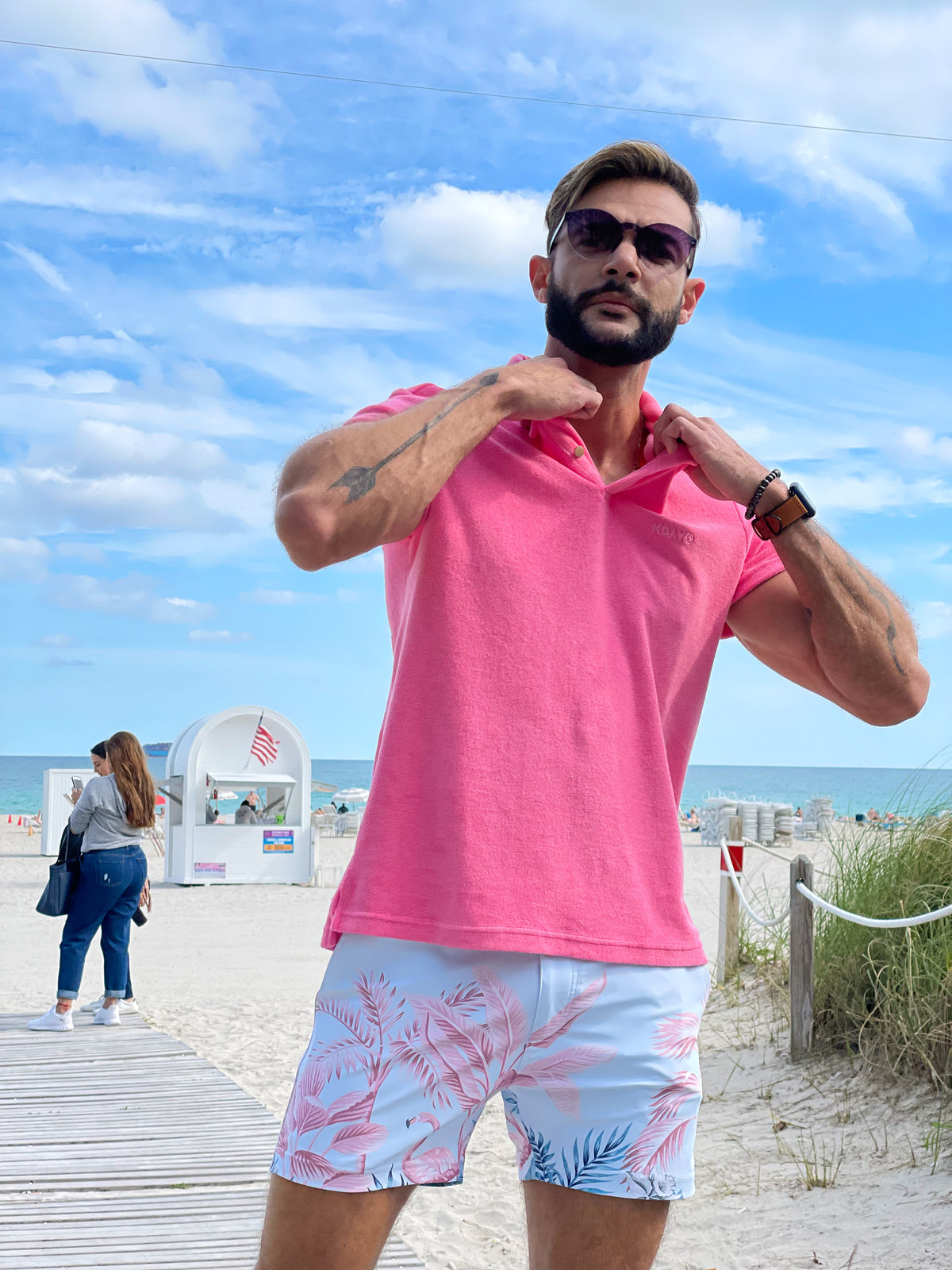 Terry Beach Polo | MEN SHIRT | KBAYO | OUTFAIR | OUTFAIR