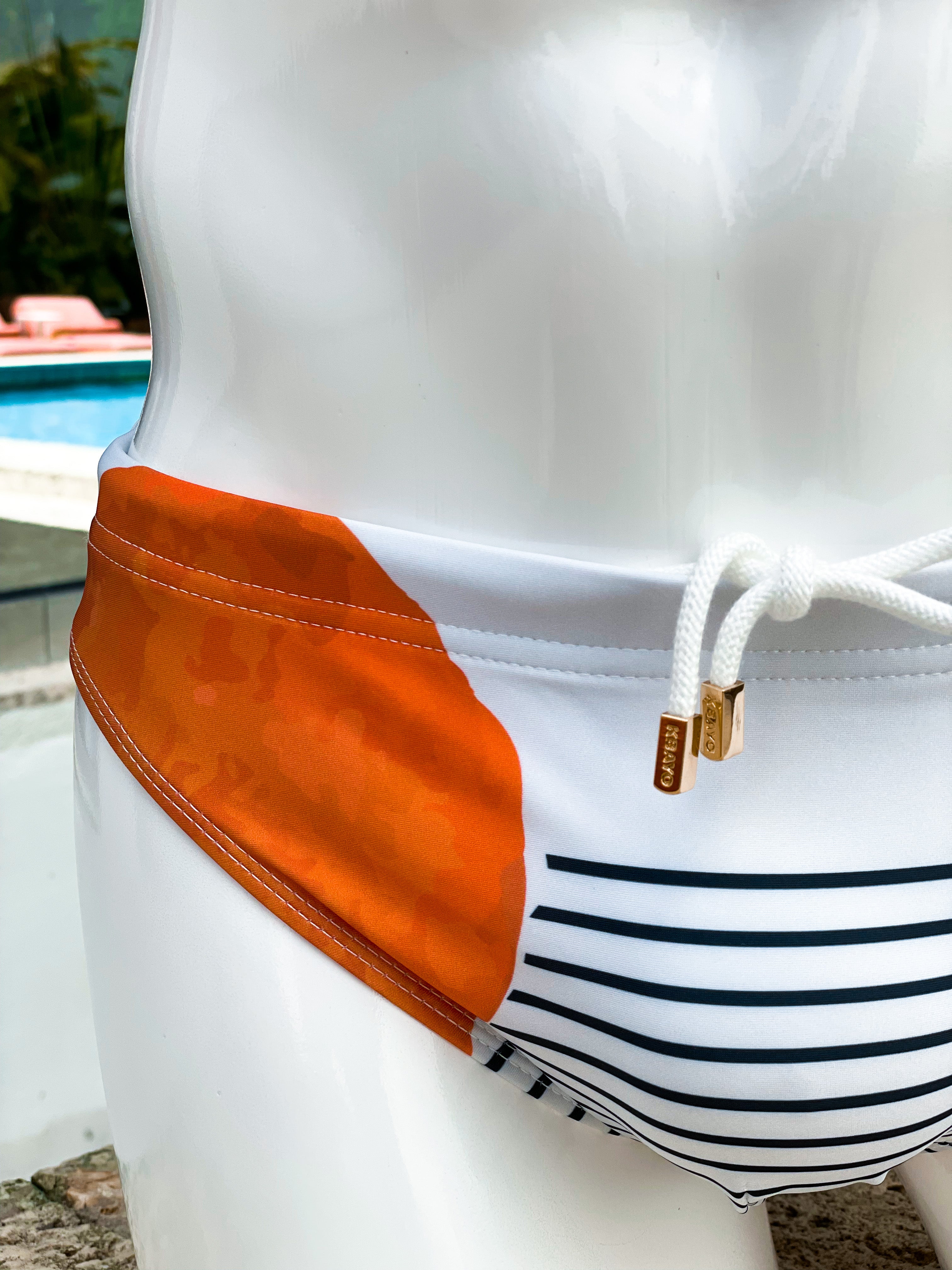 Art Basel Orange Bikini | MEN SWIMWEAR | KBAYO | OUTFAIR | OUTFAIR