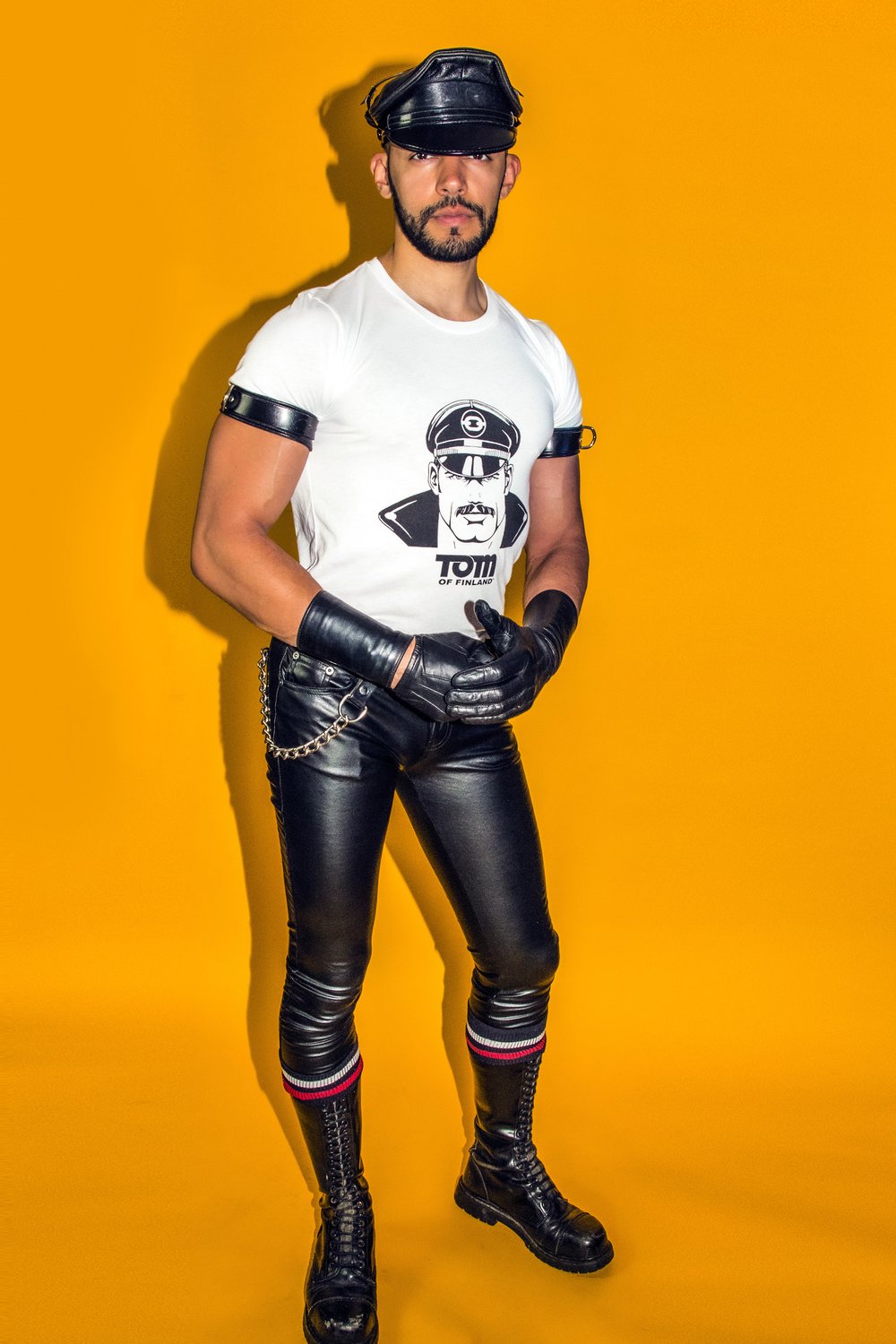 Tom of Finland "Leather Dude" T-shirt | MEN TSHIRT | TOM OF FINLAND | OUTFAIR | OUTFAIR