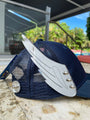 Mirror Wings Navy Hat