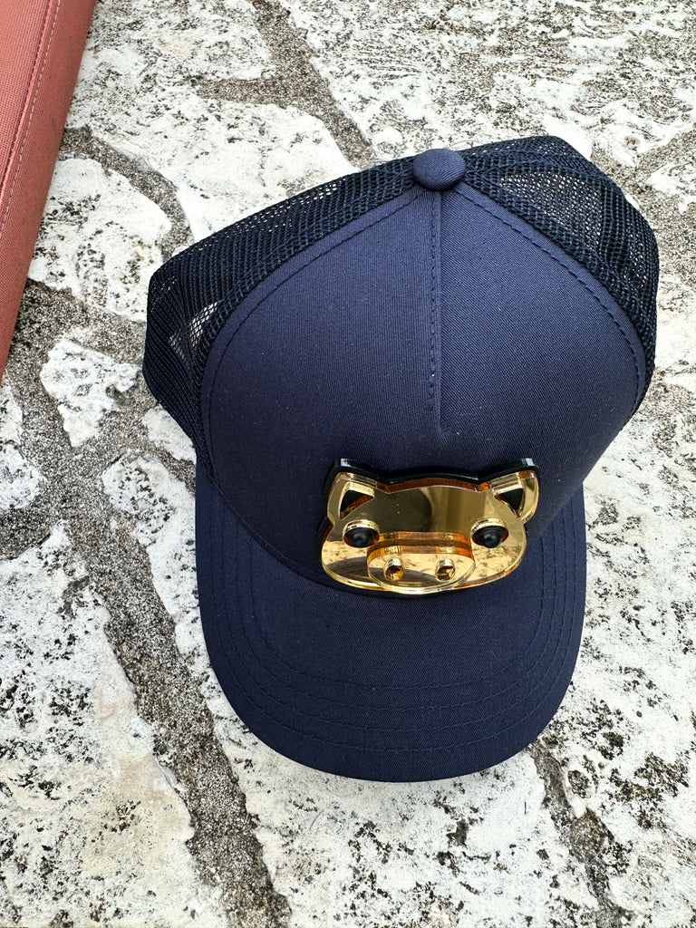 Mirror Pig Navy Hat