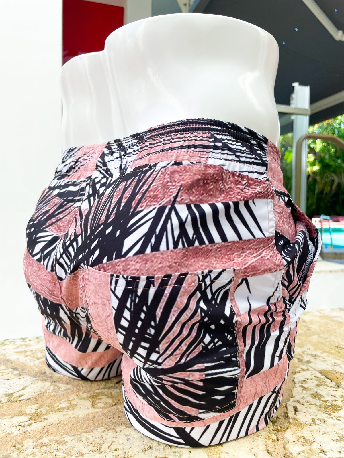Pink Palms Shorts | MEN SHORTS | BATTYSTA | OUTFAIR | OUTFAIR