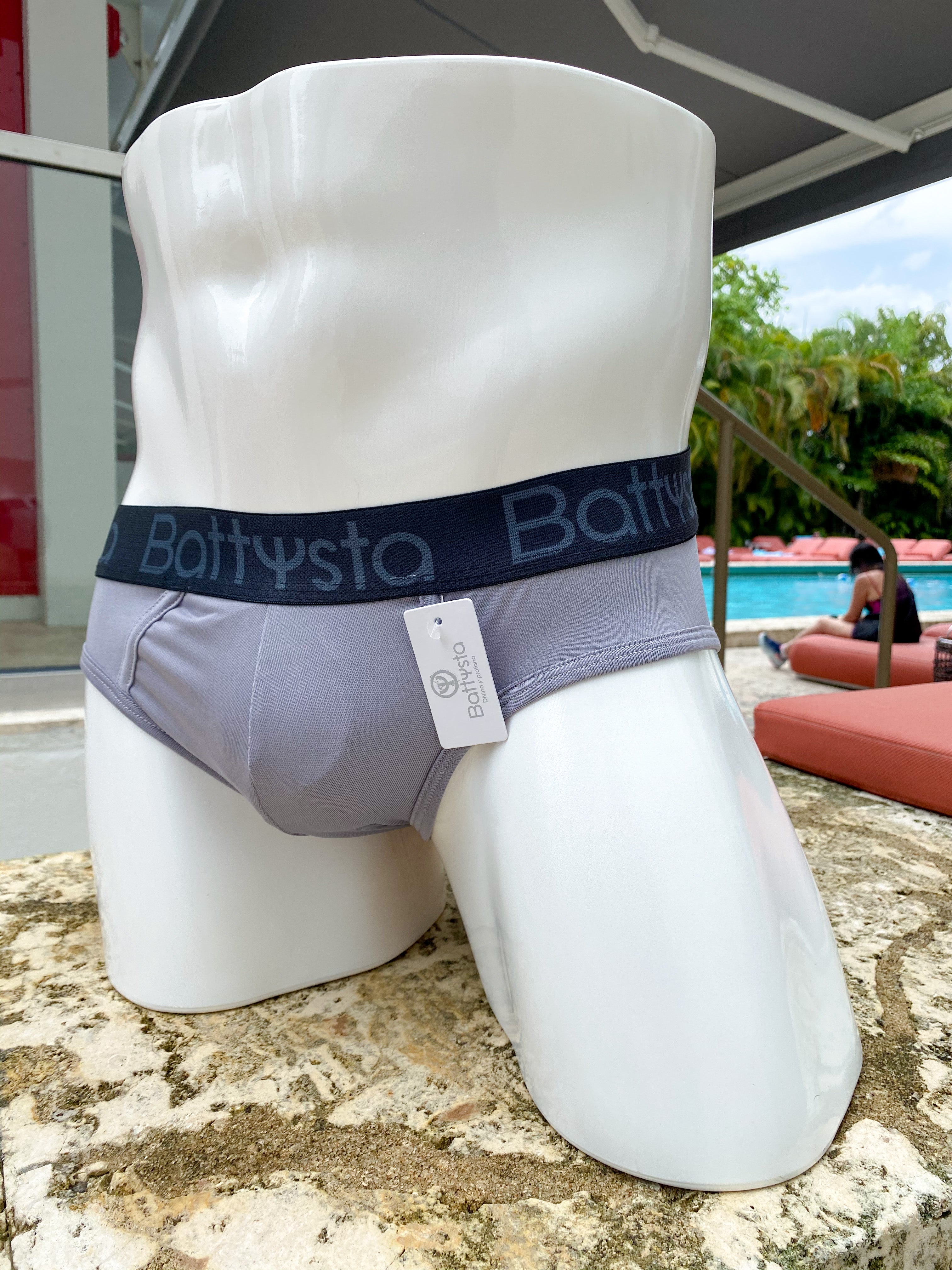Grey Battysta Briefs | MEN UNDERWEAR | BATTYSTA | OUTFAIR | OUTFAIR