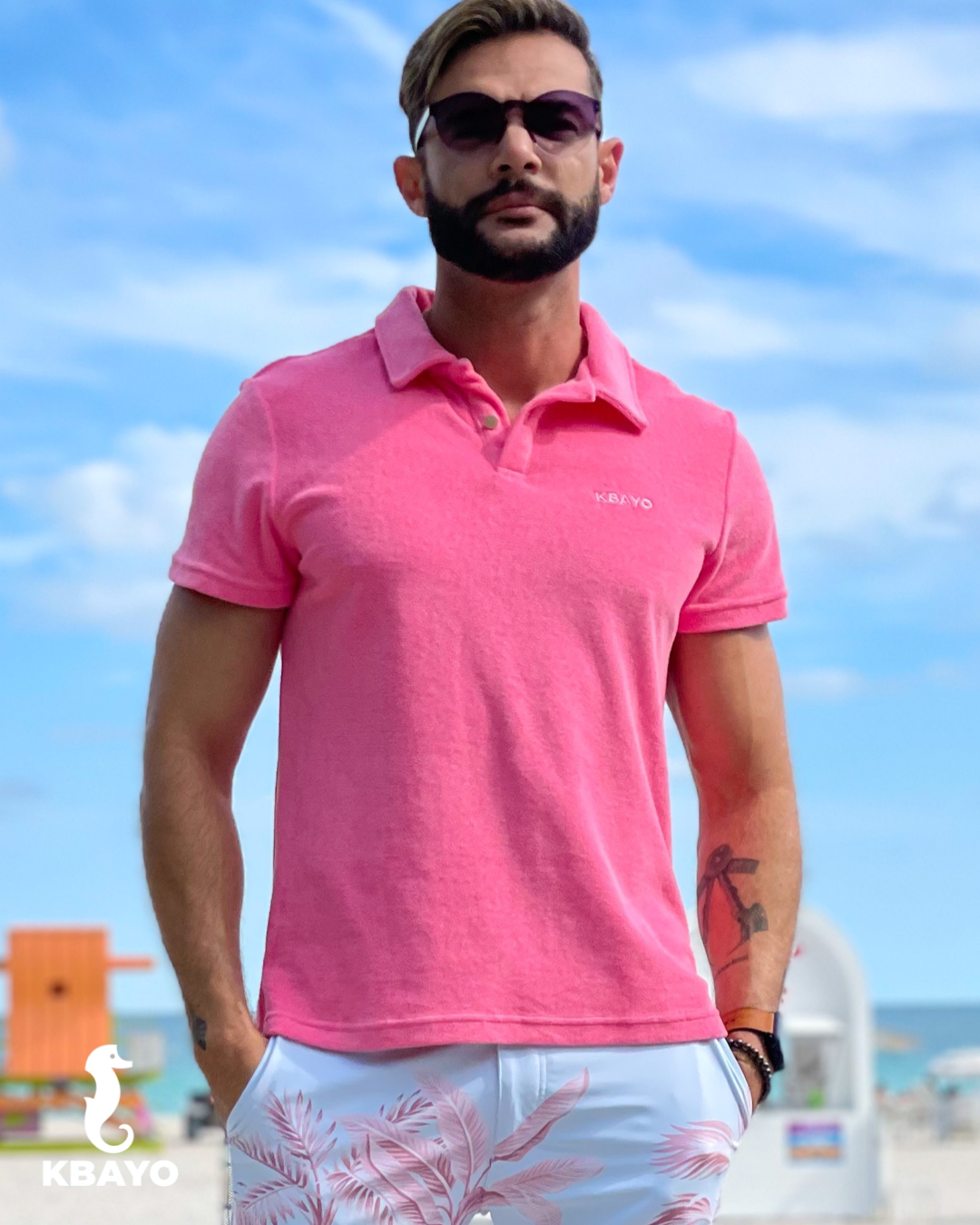 Terry Beach Polo | MEN SHIRT | KBAYO | OUTFAIR | OUTFAIR