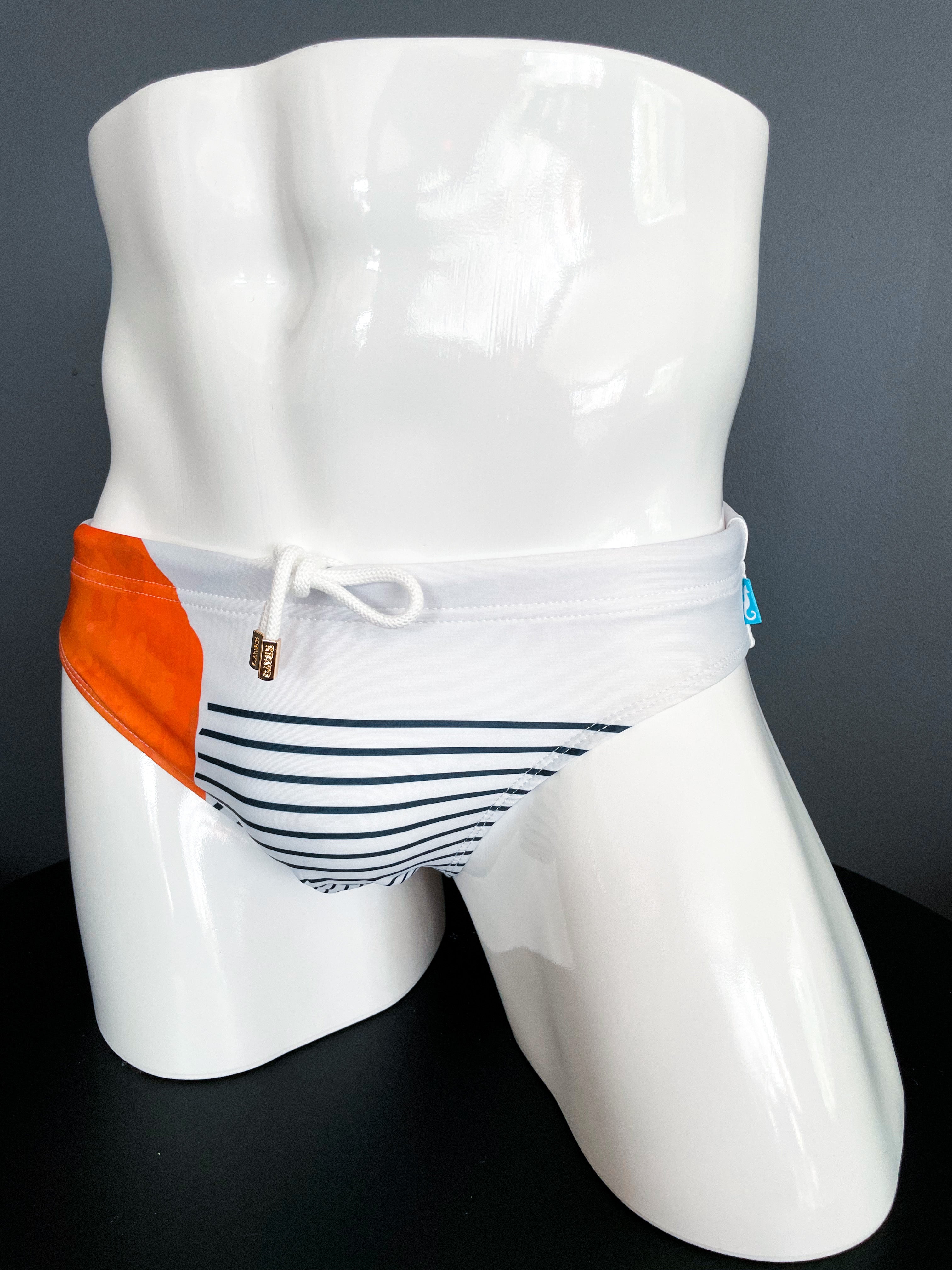 Art Basel Orange Bikini | MEN SWIMWEAR | KBAYO | OUTFAIR | OUTFAIR