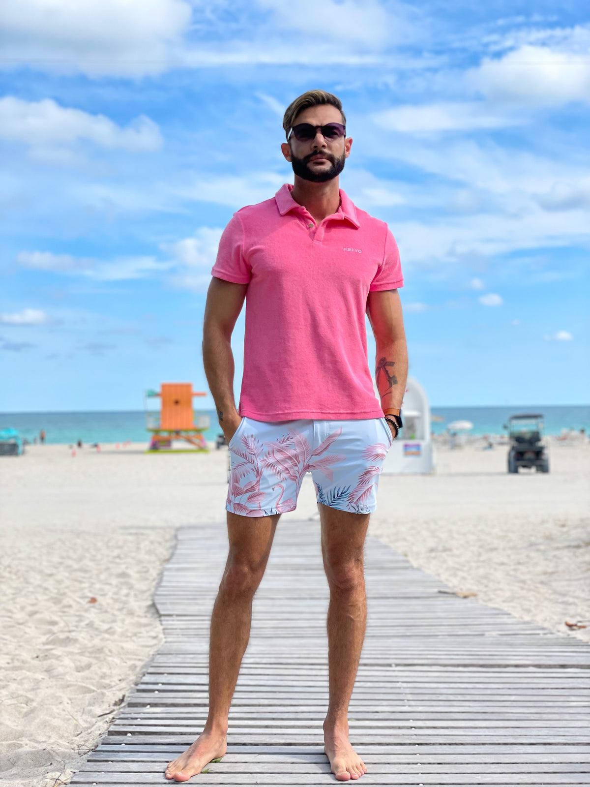 Terry Beach Polo | MEN SHIRT | KBAYO | OUTFAIR | OUTFAIR