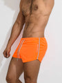 Electric Orange Commando Stretch Short Shorts