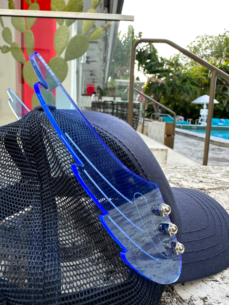 Blue transparent Wings Blue Hat