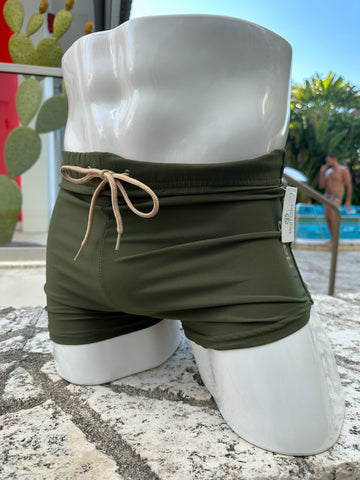 Military Green pool shorts | MEN SHORTS | BATTYSTA | OUTFAIR | OUTFAIR