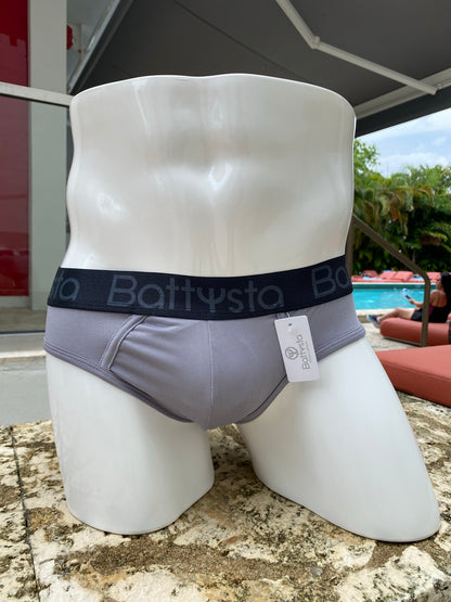 Grey Battysta Briefs | MEN UNDERWEAR | BATTYSTA | OUTFAIR | OUTFAIR