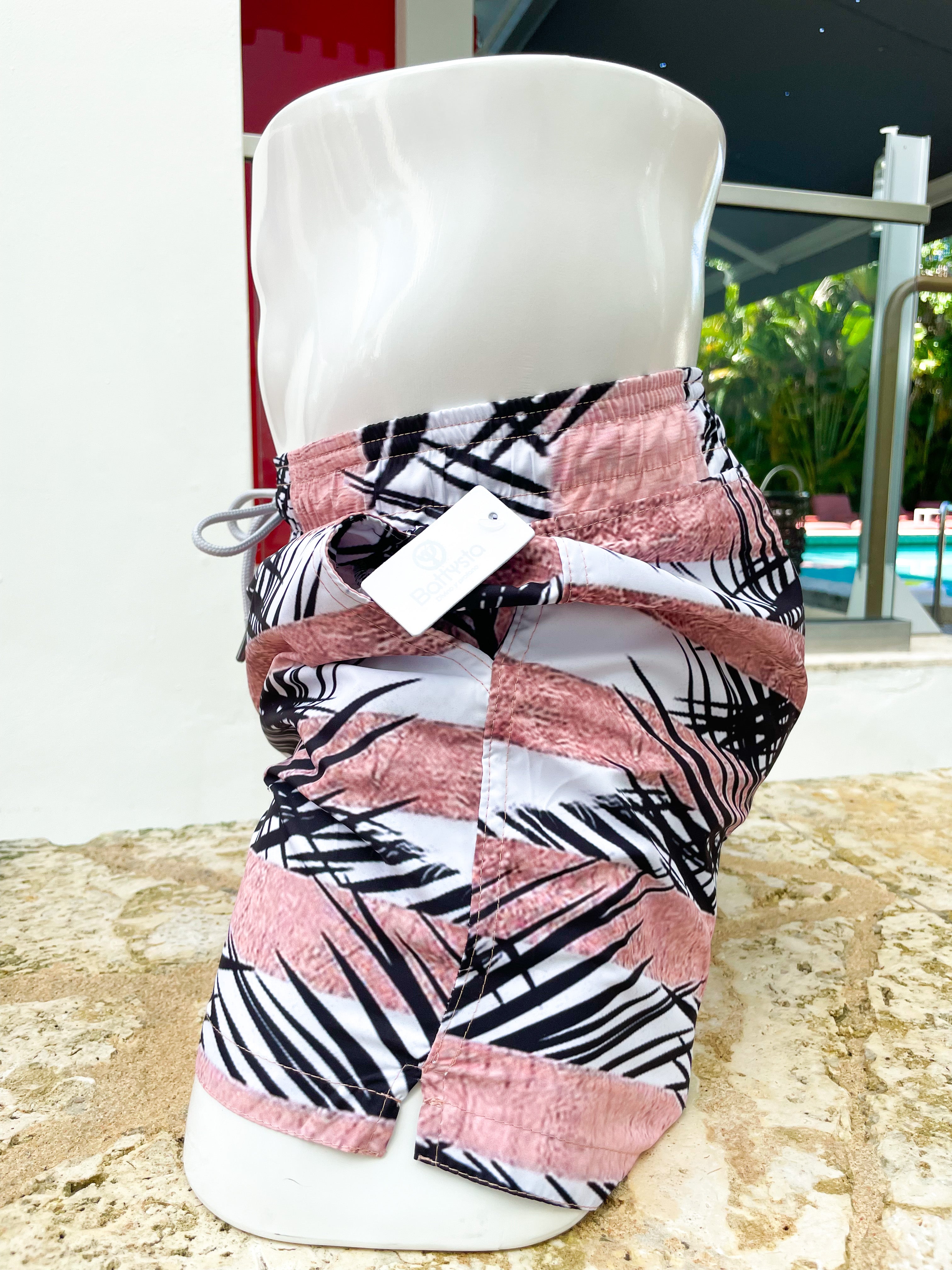 Pink Palms Shorts | MEN SHORTS | BATTYSTA | OUTFAIR | OUTFAIR