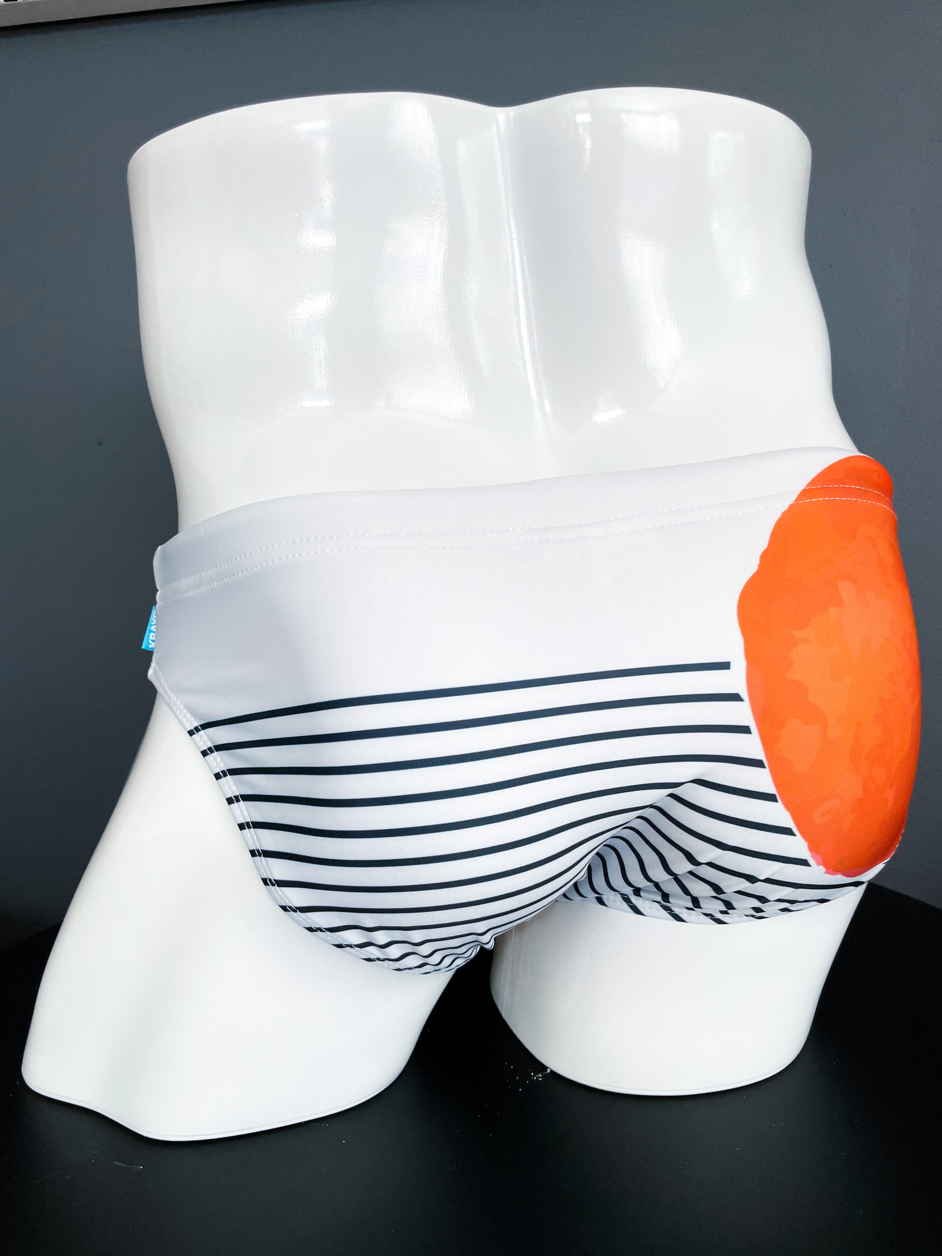 Art Basel Orange Bikini | MEN SWIMWEAR | KBAYO | OUTFAIR | OUTFAIR