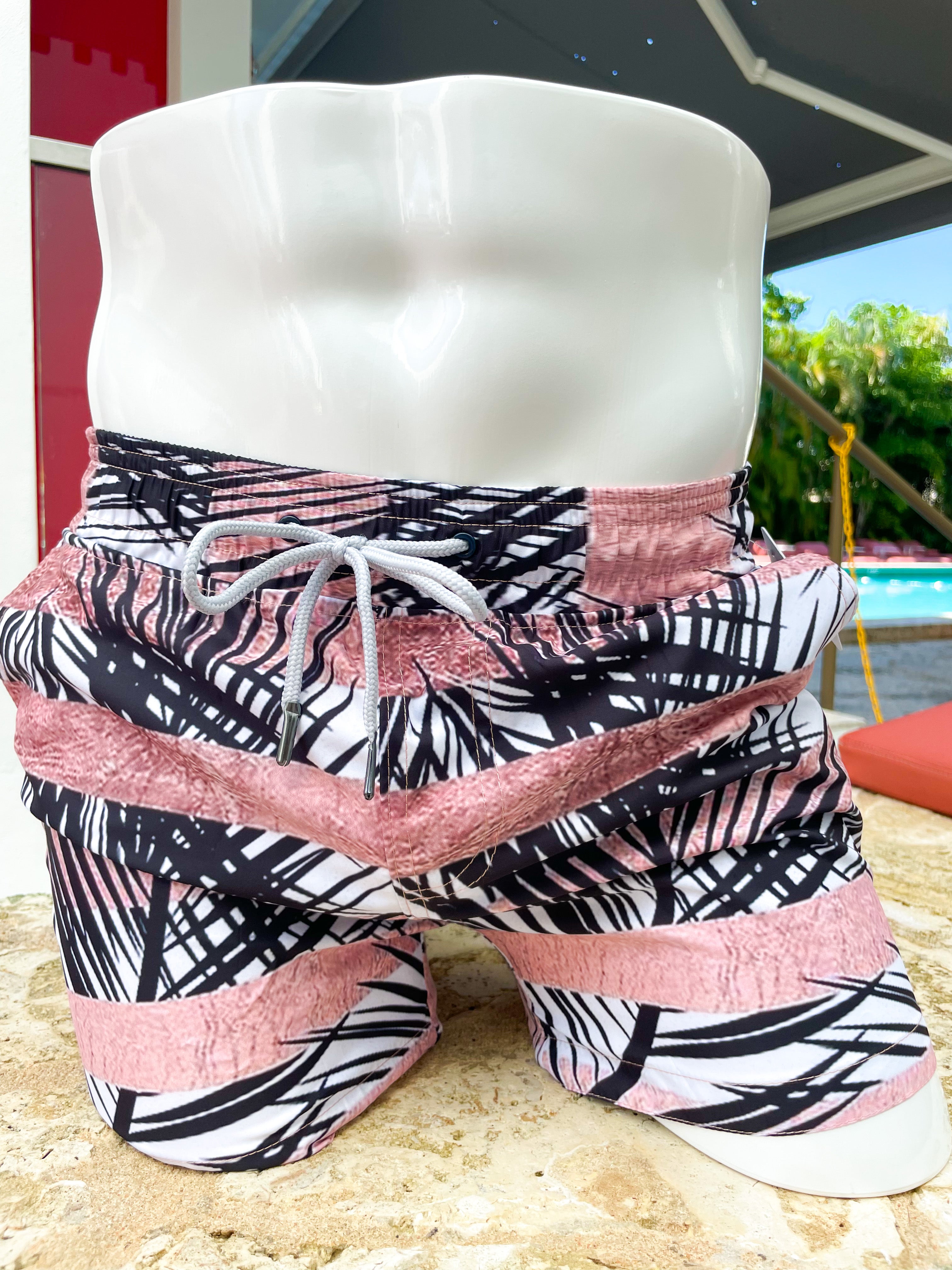 Pink Palms Shorts | MEN SHORTS | BATTYSTA | OUTFAIR | OUTFAIR
