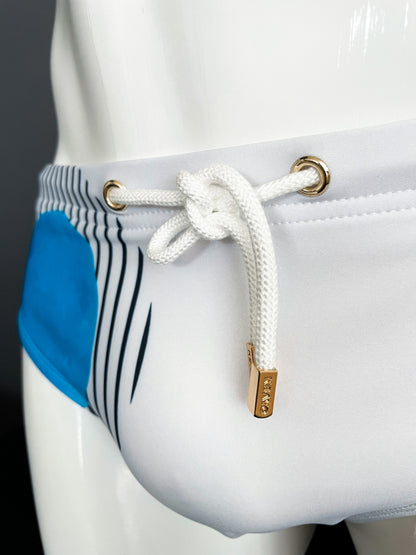 Art Basel Blue Briefs | MEN SWIMWEAR | KBAYO | OUTFAIR | OUTFAIR