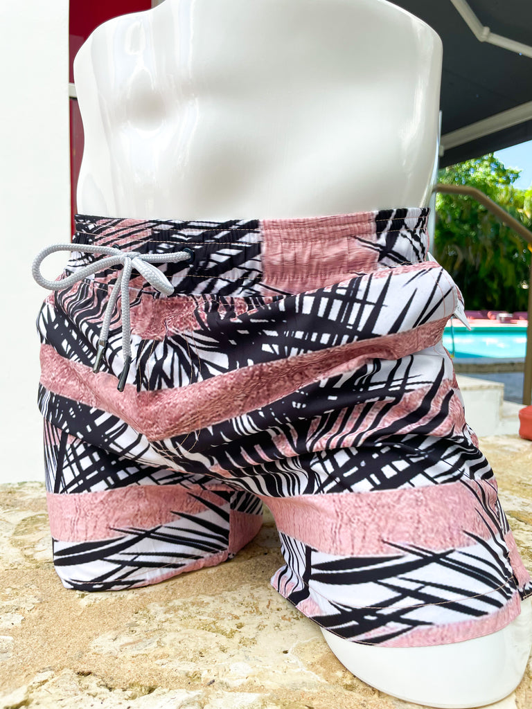Pink Palms Shorts