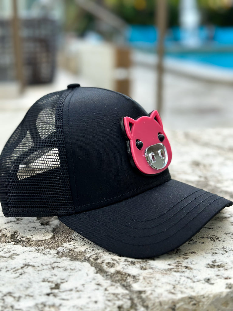 Pink Pig Black Hat