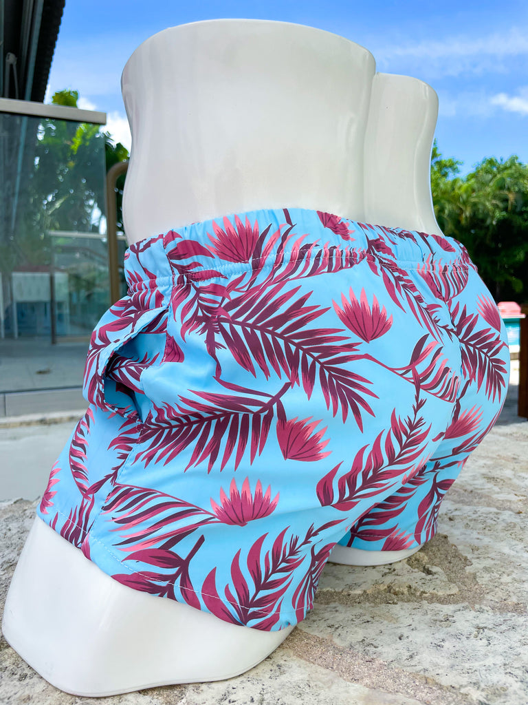 Pink Palms Shorts